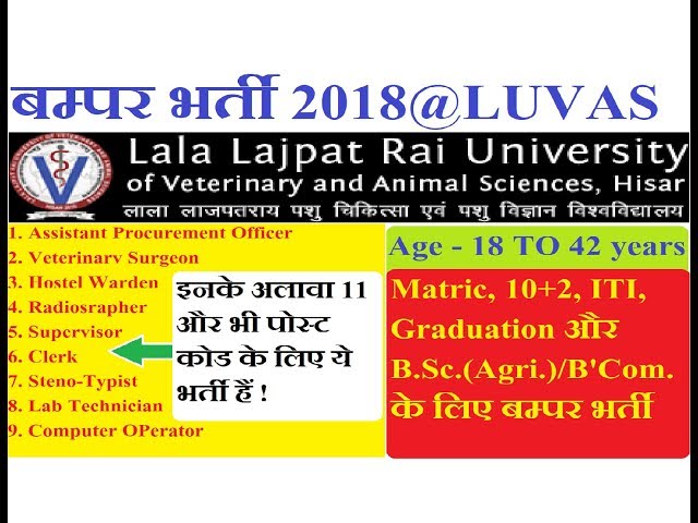 Lala Lajpat Rai University of Veterinary and Animal Sciences vidéo #1