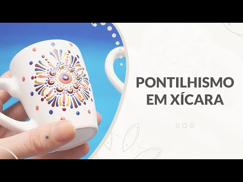 COMO FAZER PONTILHISMO EM  XÍCARA | RESULTADO RÁPIDO E INCRÍVEL 😍 | Moon Mandalas - Monique Rocha