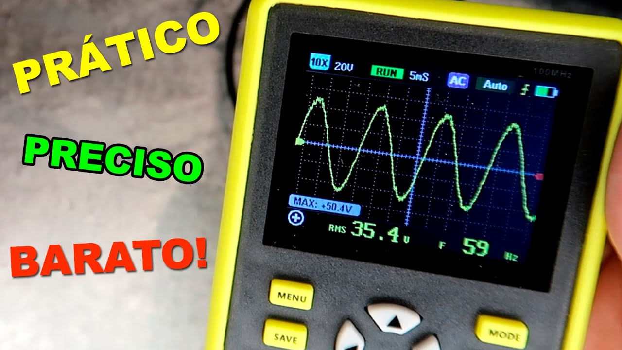 Review Osciloscópio Portátil de Alta Precisão