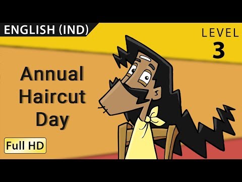Annual Haircut Day Learn English (IND) with subtitles   Story for Children BookBox com