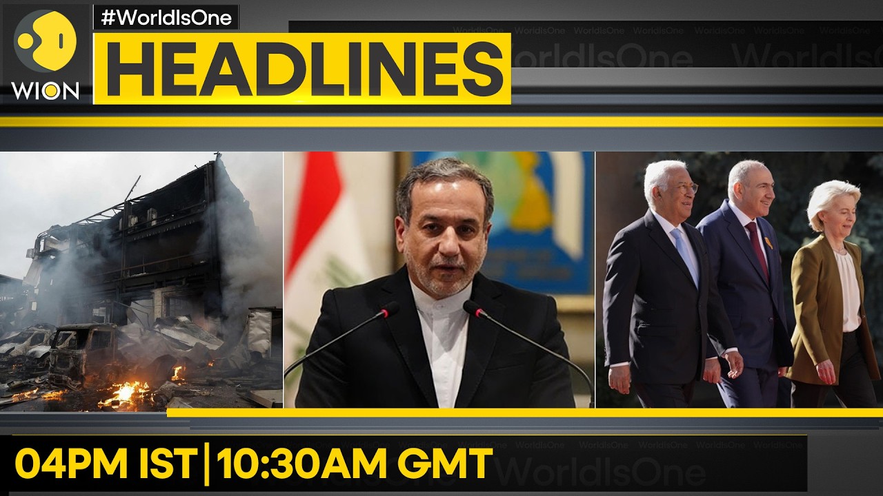 Iran's Araghchi To Visit China | Ukrainian Strikes Injure 3 In Russia's Cheboksary | WION Headlines