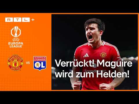 Manchester United vs. Olympique Lyon - Highlights | UEFA Europa League | RTL Sport