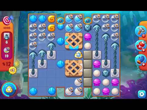 Fishdom Challenge Level 10195 (with Double Bombs Boosters) @choraelmin