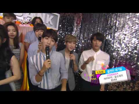 140718 Music Bank - Girl's Day & INFINITE & B1A4 Interview