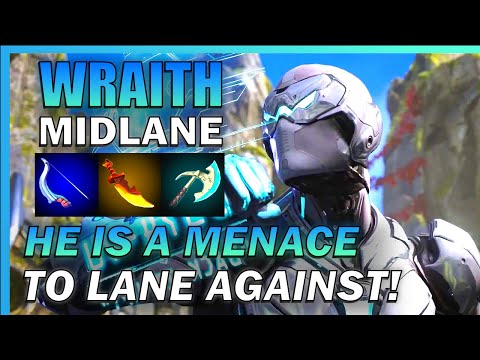 WRAITH MID is a LANE MENACE that will keep sending mages back to spawn! - Predecessor Gameplay