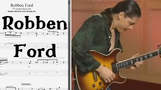 This SOLO Is What Happens When You Study MILES DAVIS!!! ROBBEN FORD