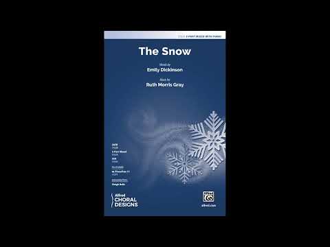 The Snow (3-Part Mixed) by Ruth Morris Gray – Score & Sound