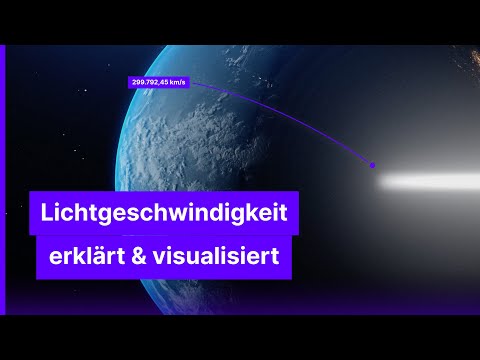 Lichtgeschwindigkeit & Schallgeschwindigkeit Verständlich Erklärt und Visualisiert