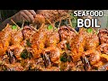 SEAFOOD BOIL OUTDOOR COOKING MUKBANG PHILIPPINES