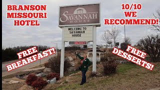 Unforgettable Stay at Savannah House Hotel in Branson! 🍪🍦 Complimentary Desserts