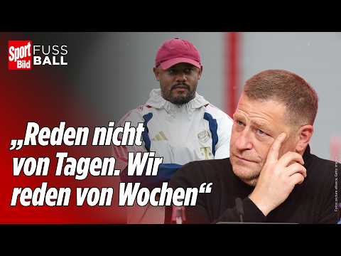 Eberl gibt Update zu Kompany: Bayern-Trainer wird wochenlang fehlen
