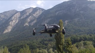 preview picture of video 'Drone Quadricoptère X-4 Fibrglass ,1 essai sans prise de risque avec Daniel. Suisse Valais .'