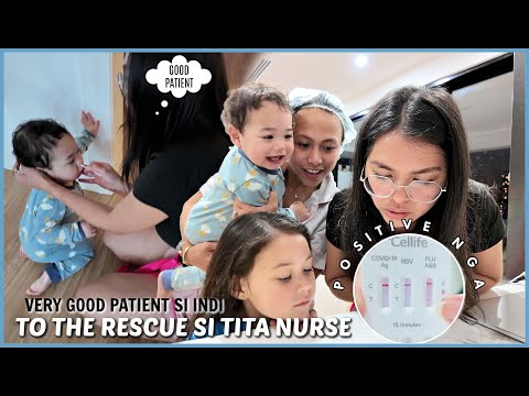 TITA NURSE TO THE RESCUE! POSITIVE ANG SWAB NI INDI! ❤️ | rhazevlogs