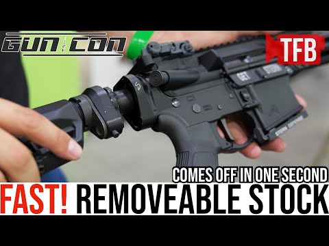 One Second Quick Detach AR-15 Stock: The Stern Defense RAB-AD [GunCon 2023]