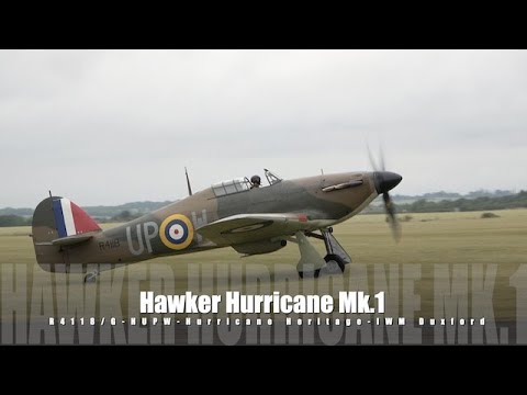 Hawker Hurricane Mk.1 R4118 - Take Off - Duxford Summer Airshow 2022