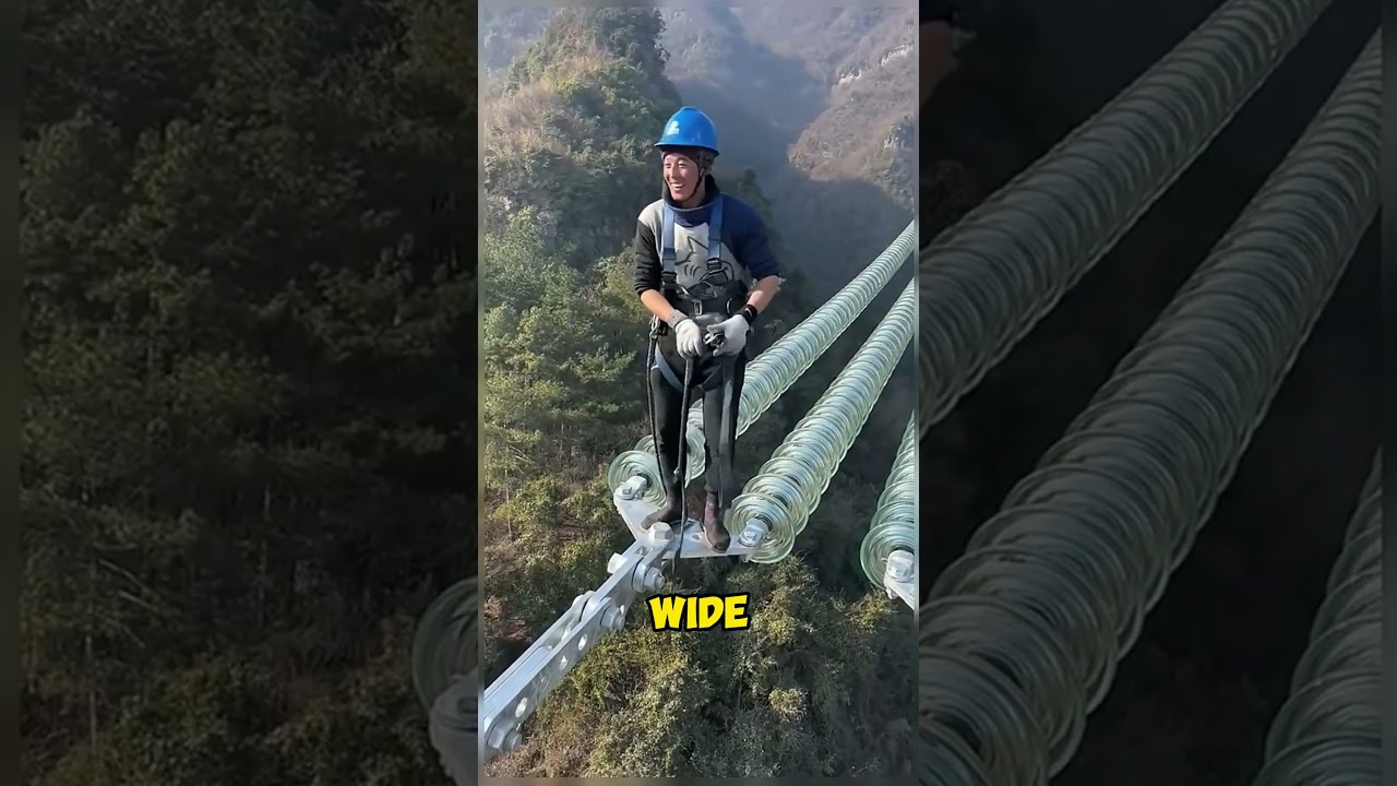 High Voltage Line Worker