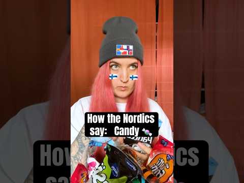 How the Nordic countries say Candy 🍬 #fazer #denmark #sweden #norway #iceland #finland