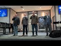 Crossfire Quartet Singing "He's All I Need"