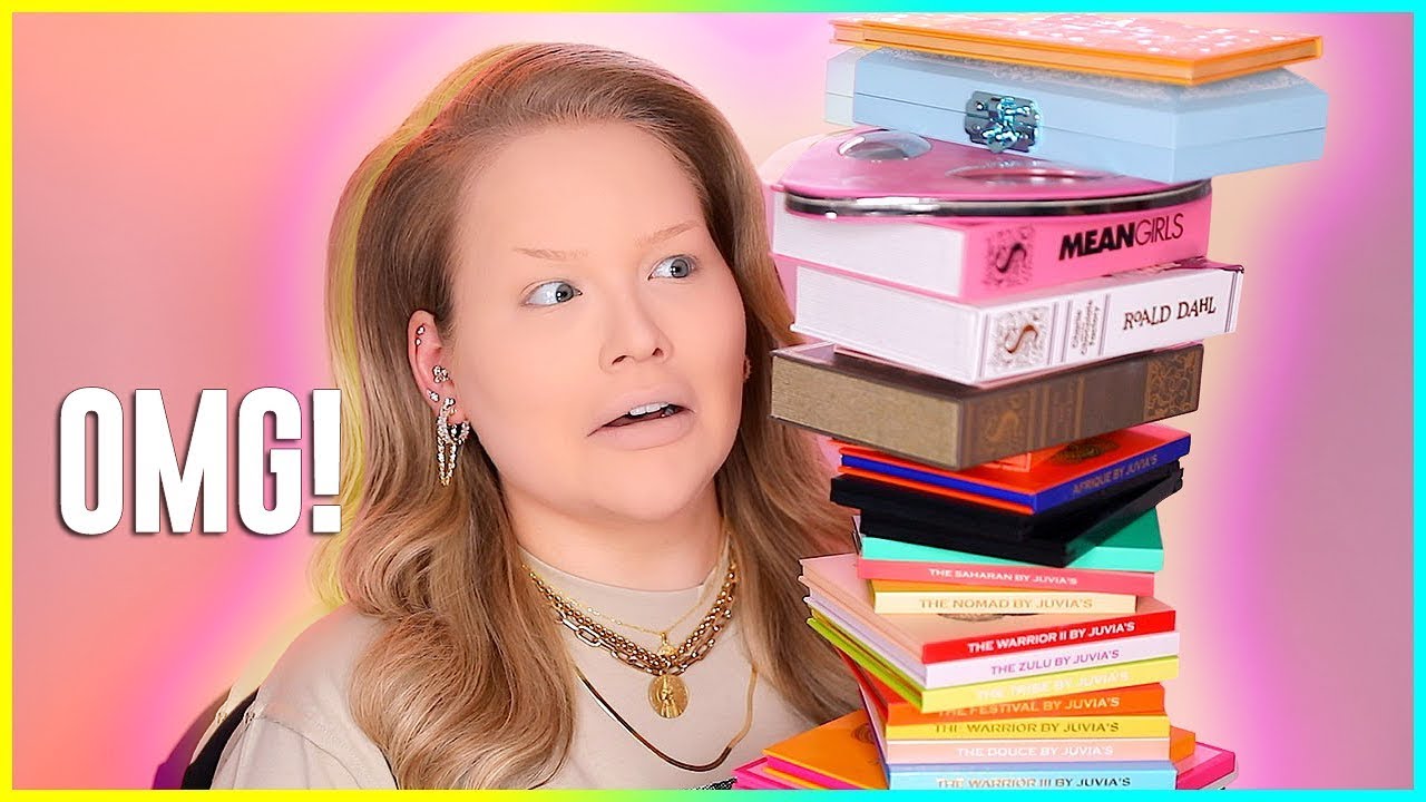 Applying ALL My 171(!!) PALETTES To My Face! OMG! | NikkieTutorials