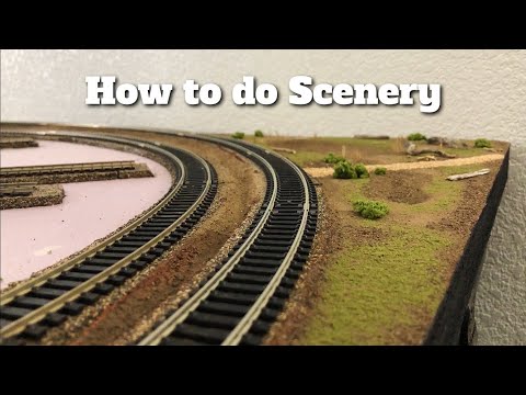 Building HO Train Layout - Ep 3 - How to do Scenery
