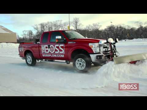 The BOSS Super Duty Snowplow in Action