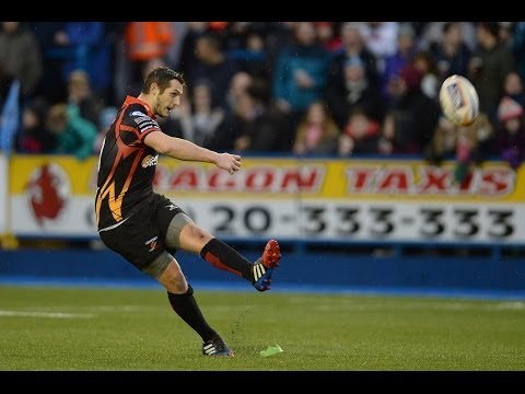 Jason Tovey Drop Goal - Leinster v Newport Gwent Dragons 14th February 2014