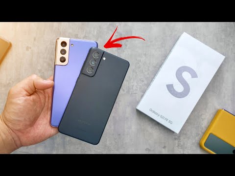 Samsung Galaxy S21 FE vs S21 Unboxing and Camera Test Comparison