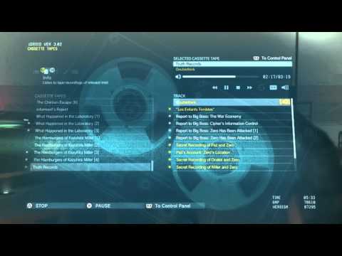 METAL GEAR SOLID V PHANTOM PAIN Tapes - Doublethink, Les Enfants Terribles