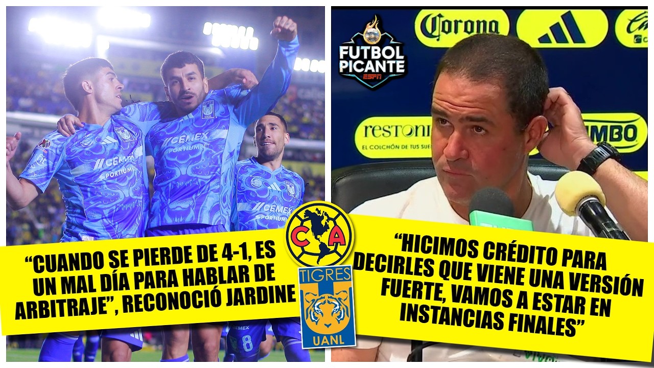 Jardine asume responsabilidad por goleada y errores del América y promete cambios | Futbol Picante