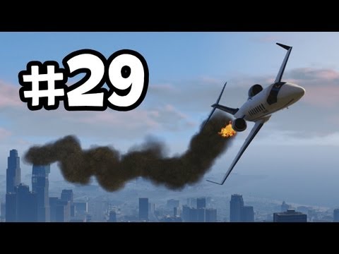 Grand Theft Auto 5 Part 29 Walkthrough Gameplay - Caida Libre  - GTA V Lets Play Playthrough