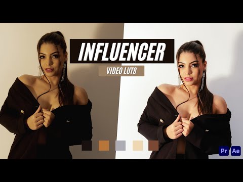 Influencer Aesthetic Video LUT's for Premiere Pro & After Effects and FREE mobile app | 123luts.com