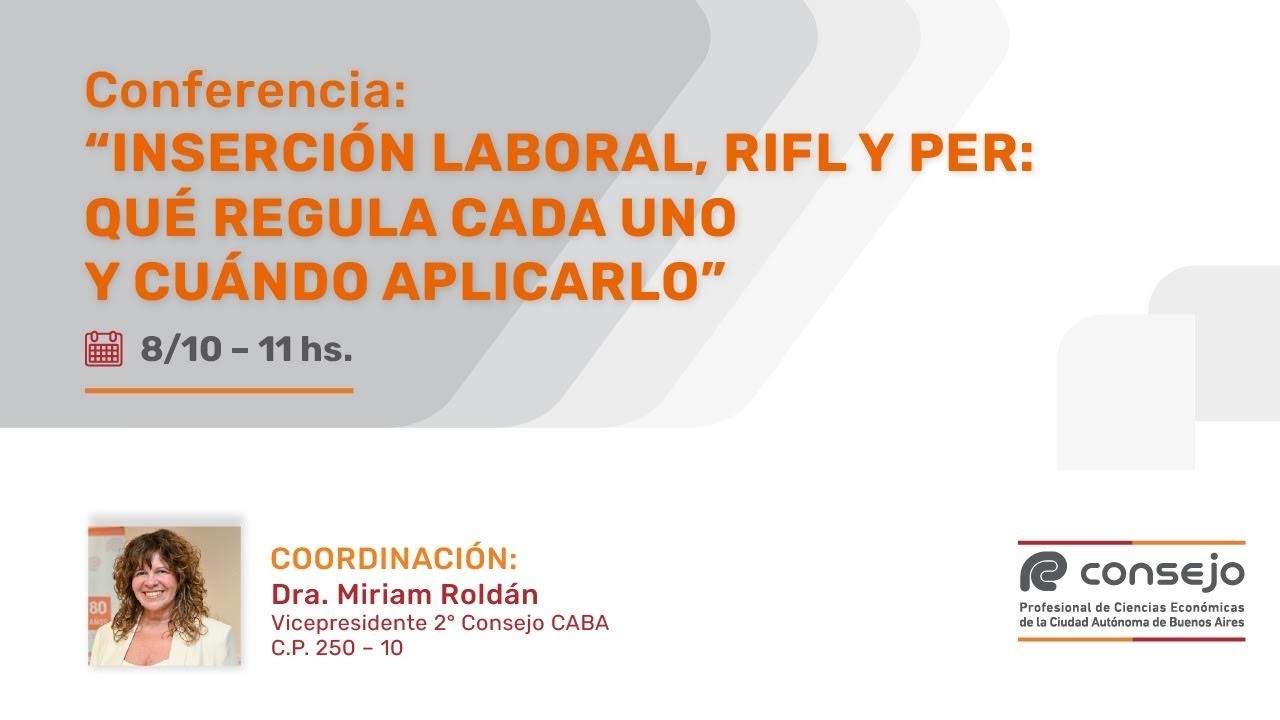 Inserción laboral, RIFL y PER: qué regula cada uno y cómo aplicarlo.