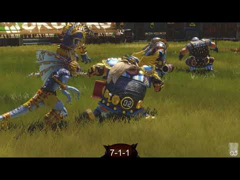 Blood Bowl 2 - DORF DORF DORF Game 10 - Dwarfs vs. Lizardmen