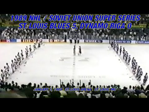St. Louis Blues 5, Dynamo Riga 0: Super Series, January 5, 1989