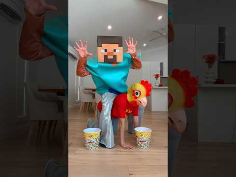 Steve's Lava Chicken X3 😳