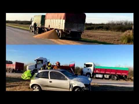 ACCIDENTE VEHICULAR SAN MARCOS SUD AUTOPISTA KM 484 - BV ALEJANDRO SIGIFREDDO