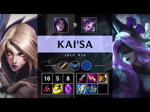 Kai'Sa Mid vs Syndra: Dominating - EUW Diamond Patch 25.S1.1