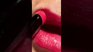 Saie Beauty Lip Blur Try On Close Up | Macro Beauty #shorts #lipstick #sephora