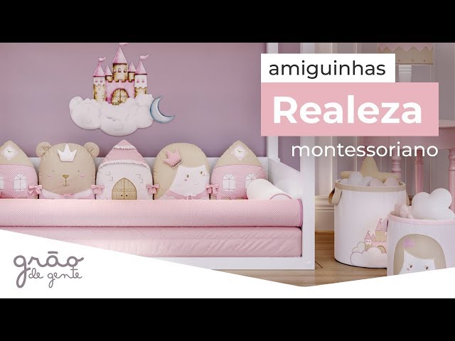QUARTO MONTESSORIANO AMIGUINHAS REALEZA | GRÃO DE GENTE