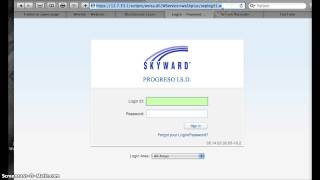Log into Skyward from Home