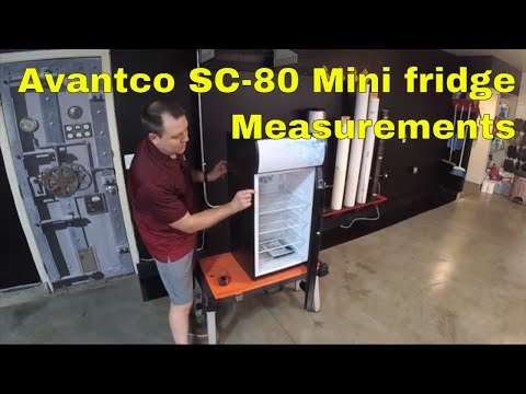 Avantco SC-80 Countertop Merchandiser Refrigerator measurements July 2021 Rmwraps.com