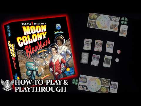 Moon Colony Bloodbath Board Game – How to & Watch Us Play