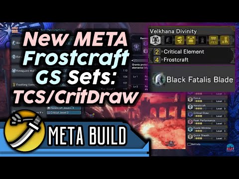 AT Velkhana Gamma Update - Meta GS (Frostcraft) Builds Summary/Analysis | MHW Iceborne