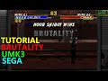 TUTORIAL ULTIMATE MK3 SEGA MEGADRIVE