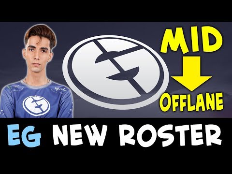 EG new roster — SumaiL practicing 3rd position OFFLANE