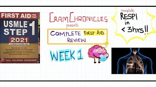 RESPI IN 2 hrs || FIRST AID REVIEW || The 20th Notebook || HIGH YIELD NEET/NEXT/INI-CET/USMLE ||