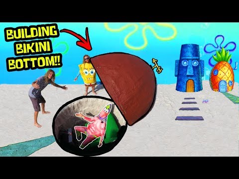 I Built Patrick Stars House From Spongebob (IN REAL LIFE) Video