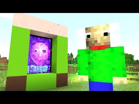 PORTAL to BALDI’S BASICS in Minecraft Pocket Edition (Baldi's Basics Dimension in Minecraft PE)