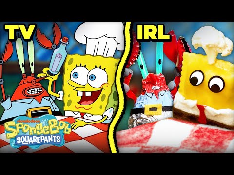 "餛飩，餛飩，給我來一個 "IRL | "模仿蟹 "與真正的餛飩 | 海綿寶寶 ("Ravioli Ravioli Give Me the Formuoli" IRL | "Imitation Krabs" w/ ACTUAL Ravioli | SpongeBob)