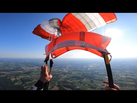 First cutaway on skydive # 336, line over malfunction.